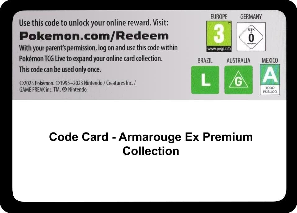 Image for Code Card - Armarouge Ex Premium Collection (MCAP)
