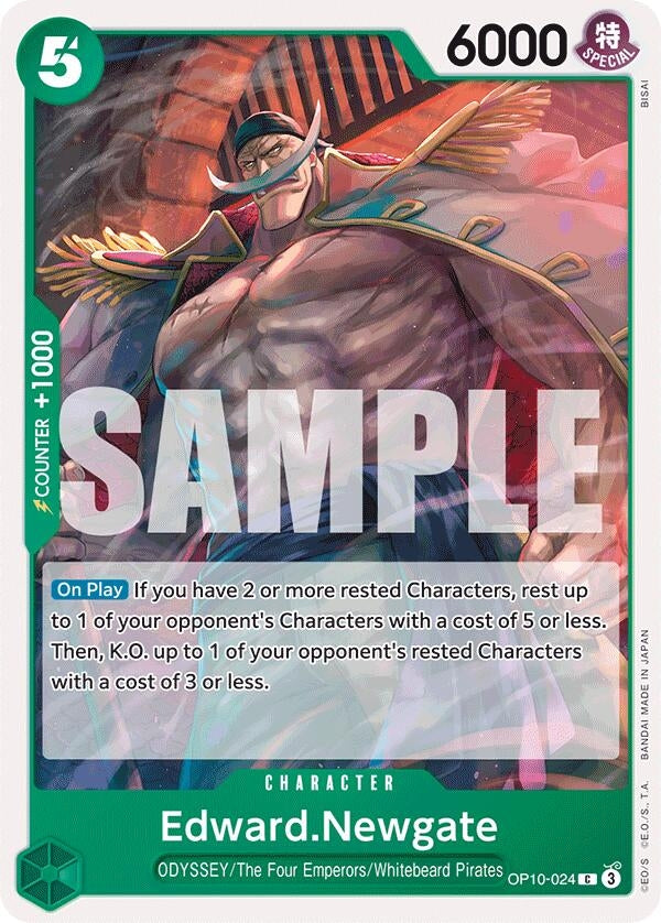 Image for Edward.Newgate (OP10-024) (OP10) - One Piece Card Game