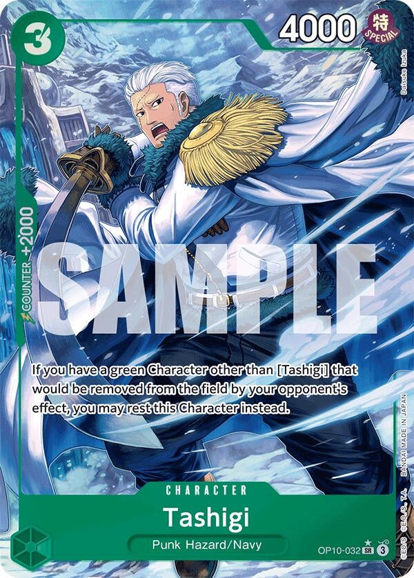 Image for Tashigi (Parallel) (OP10-032) (OP10) - One Piece Card Game
