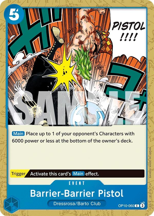 Image for Barrier-Barrier Pistol (OP10-060) (OP10) - One Piece Card Game