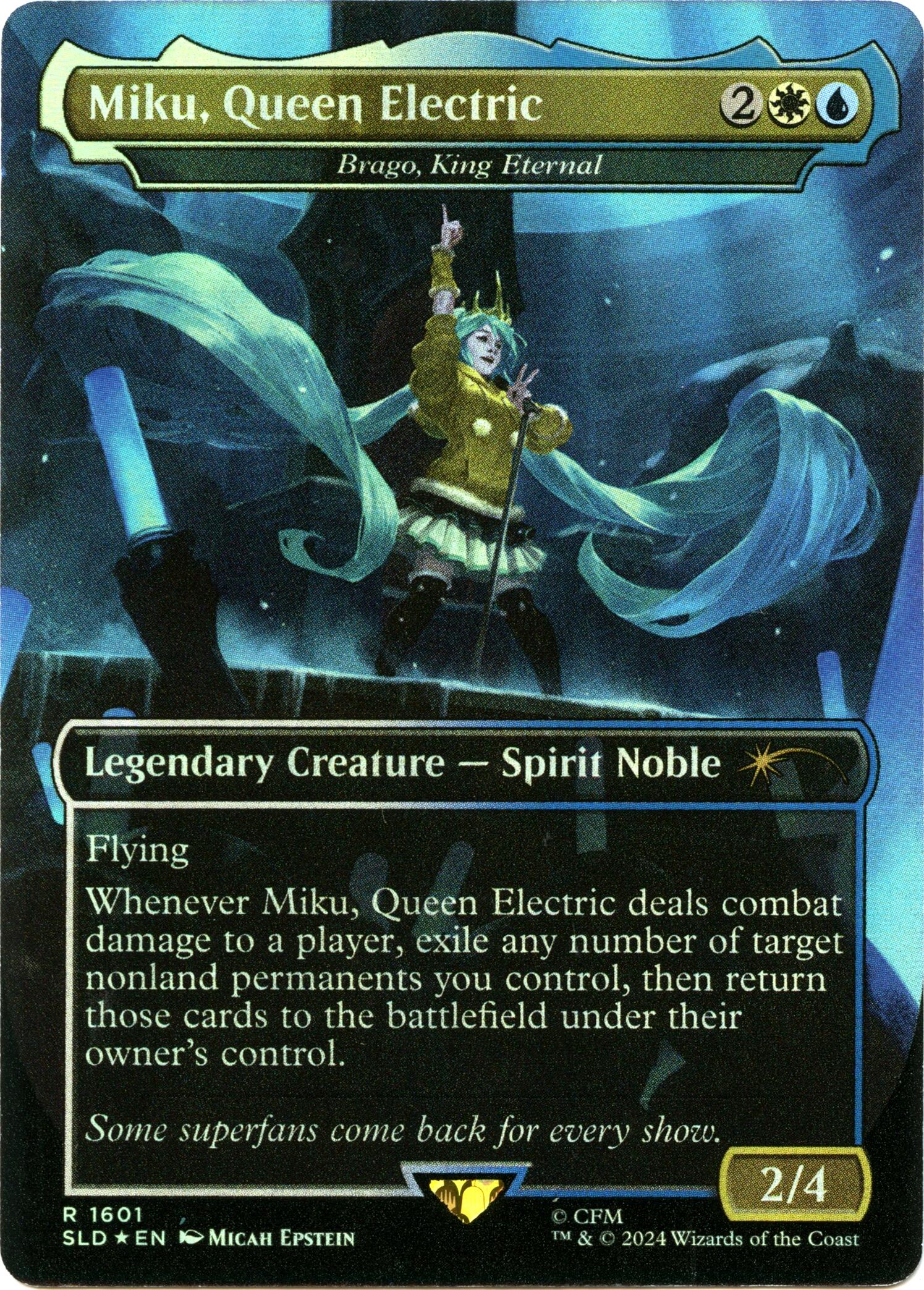 Miku, Queen Electric - Brago, King Eternal (Rainbow Foil)