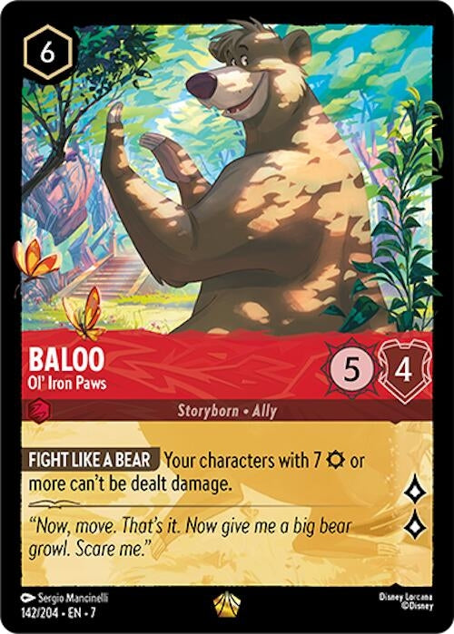Image for Baloo (142/204) [Archazia's Island] - Disney Lorcana
