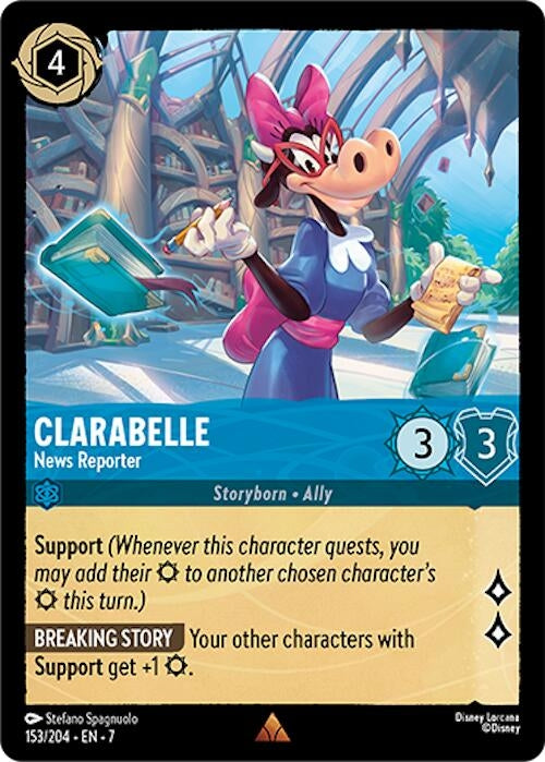 Image for Clarabelle (153/204) [Archazia's Island] - Disney Lorcana
