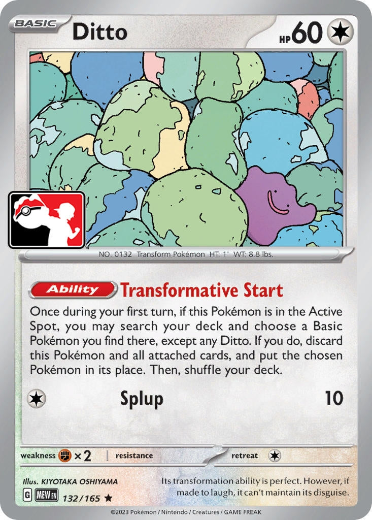 Image for Ditto (132/165) - Pokemon