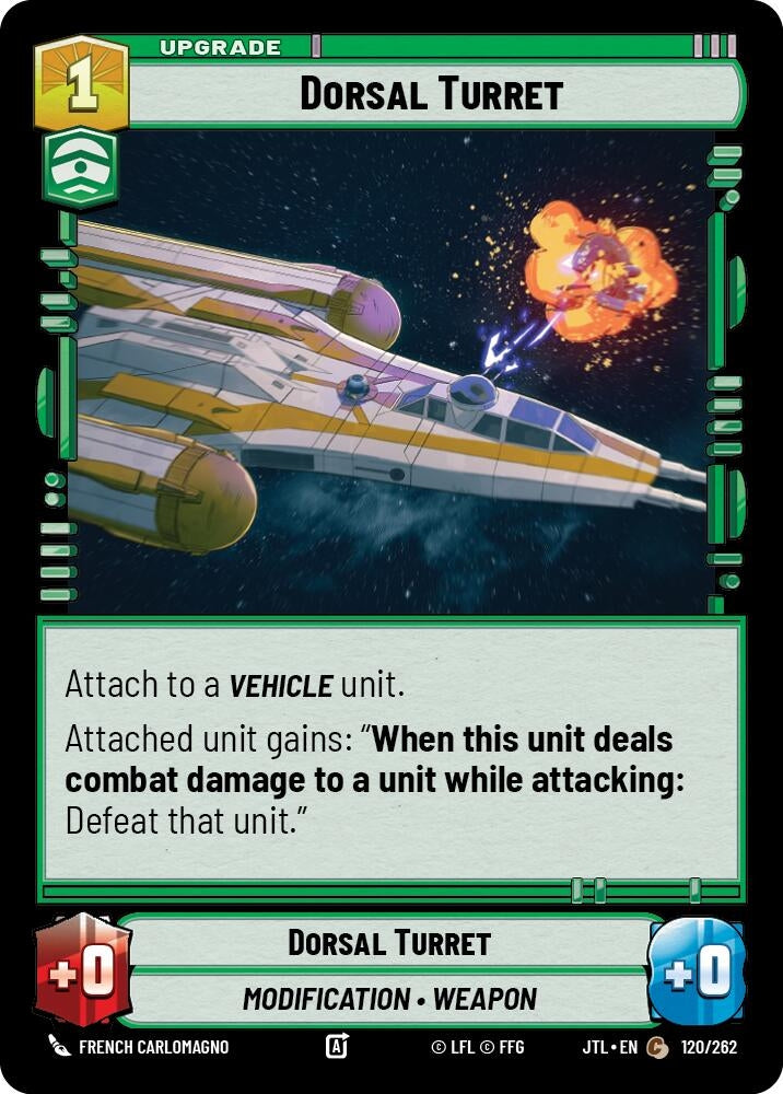Image for Dorsal Turret (120/262) [Jump to Lightspeed] - Star Wars: Unlimited