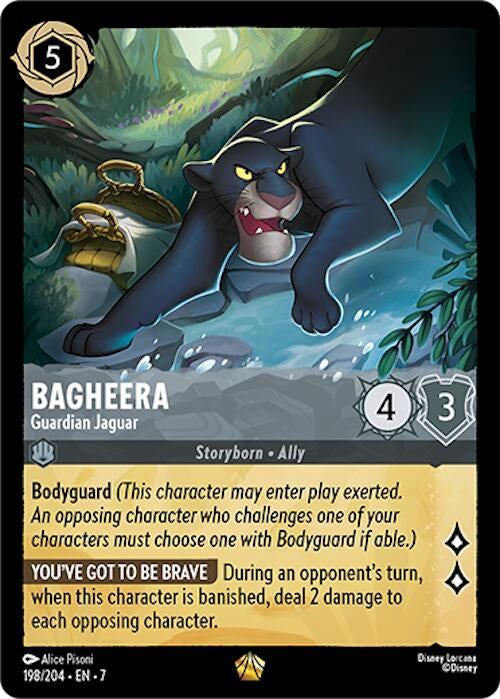 Image for Bagheera - Guardian Jaguar (198/204) (7) - Disney Lorcana