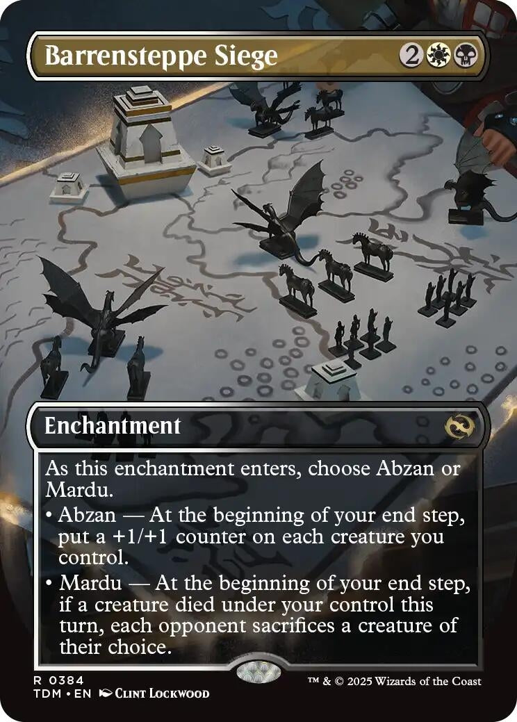 Image for Barrensteppe Siege (Borderless) (384) (TDM) - Magic: The Gathering