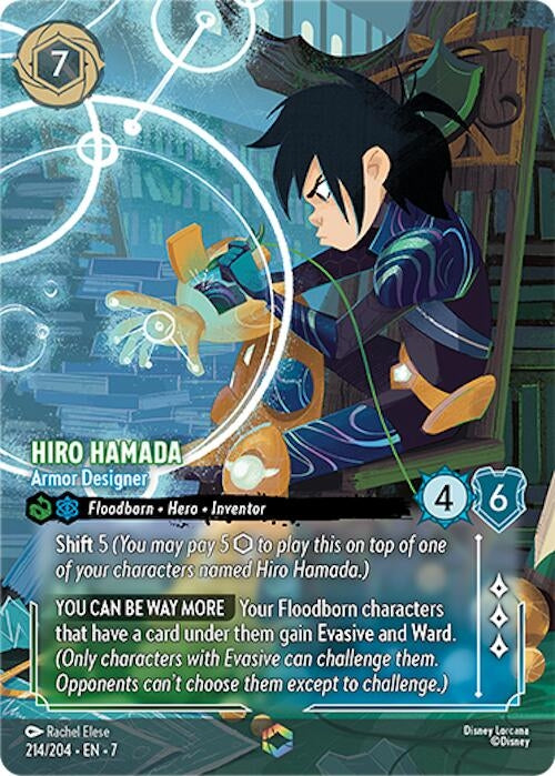 Image for Hiro Hamada - Armor Designer (Enchanted) (214/204) (7) - Disney Lorcana