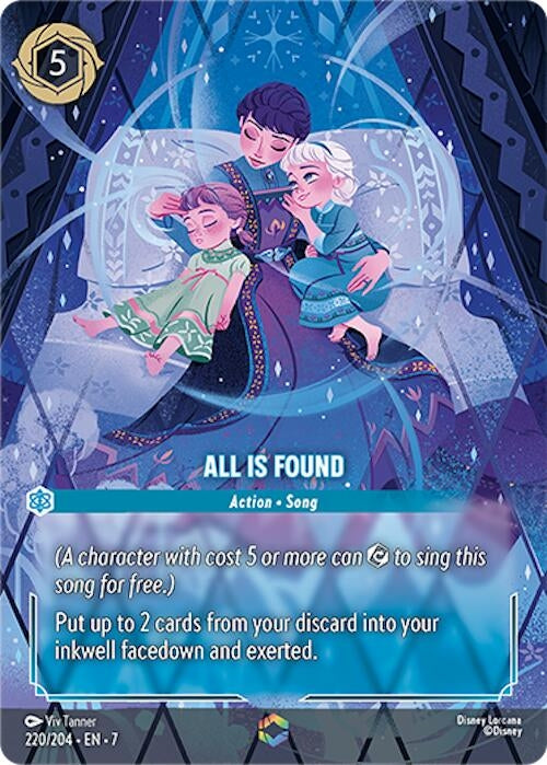 Image for All Is Found (Enchanted) (220/204) (7) - Disney Lorcana