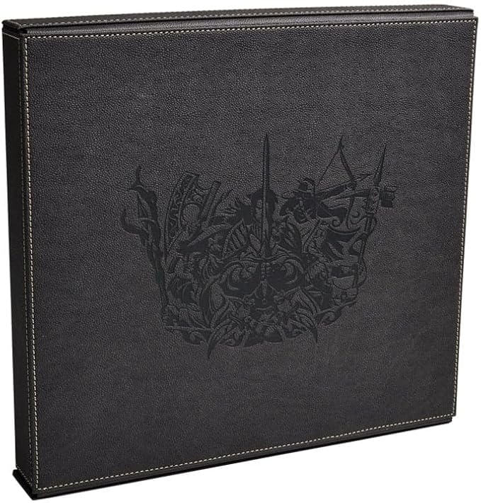 Dragon Shield Player Companion in Iron Grey, featuring a textured cover with an embossed design for card storage.