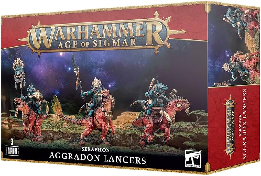 Warhammer Age of Sigmar: Seraphon - Aggradon Lancers