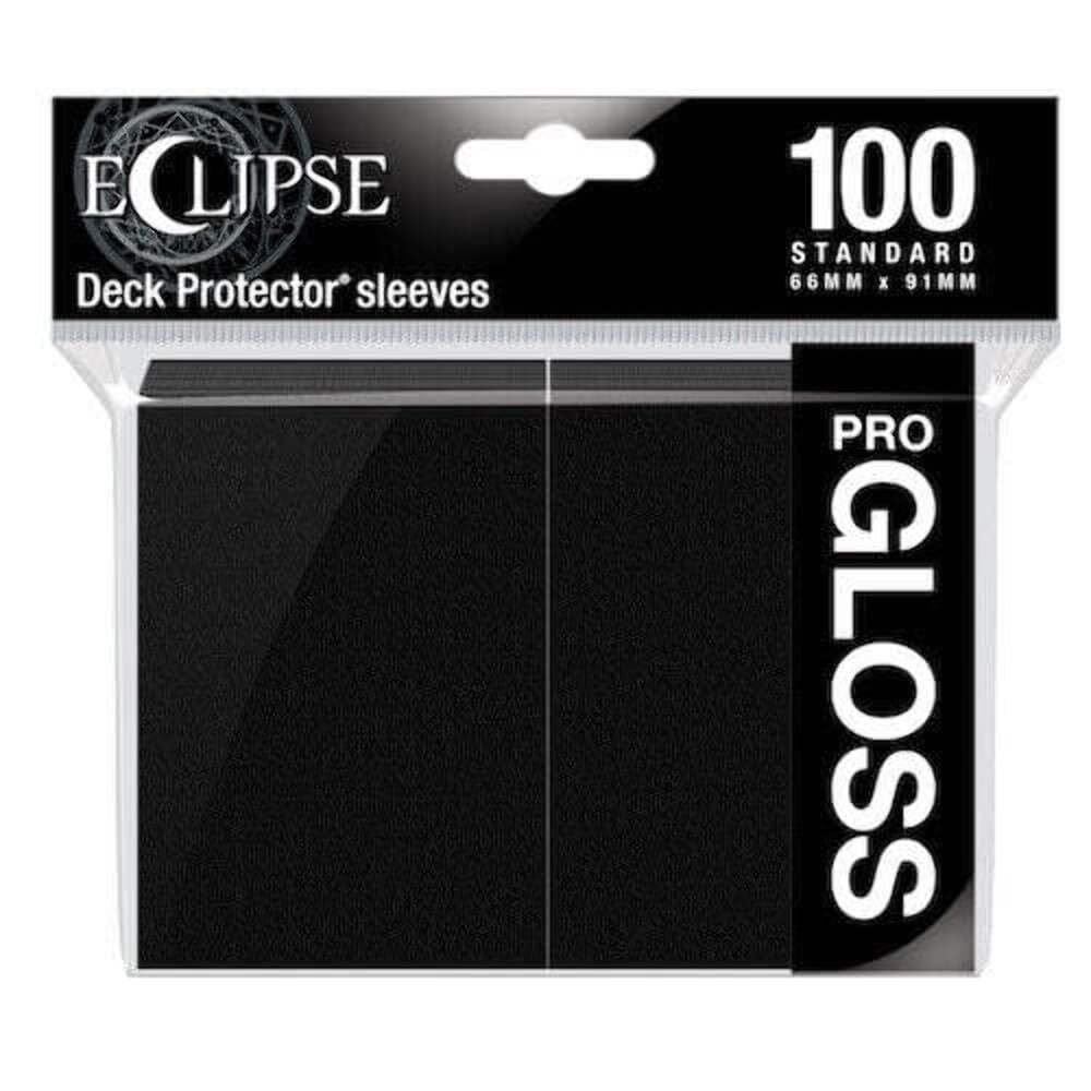 Ultra Pro Sleeves: Jet Black - Eclipse Gloss (100ct)