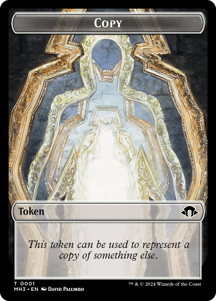 Copy (Ripple Foil) // Gremlin Double-Sided Token [Modern Horizons 3 Tokens]