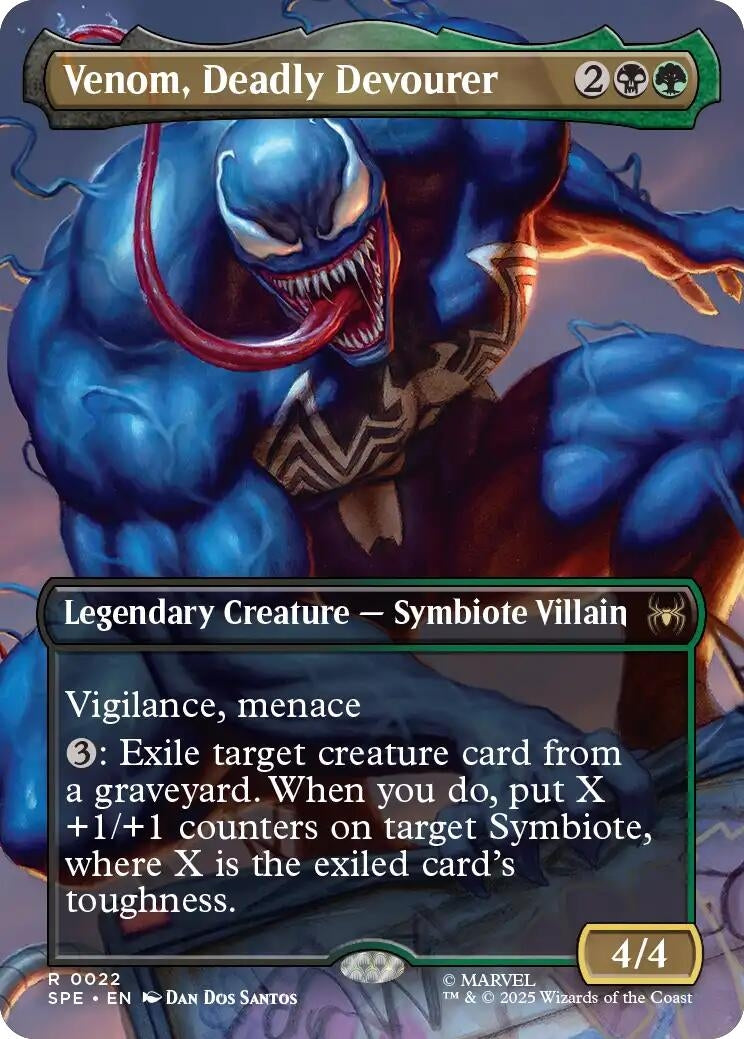 Venom, Deadly Devourer (Borderless) (22) (Marvel's Spider-Man: Eternal-Legal) (SPE)