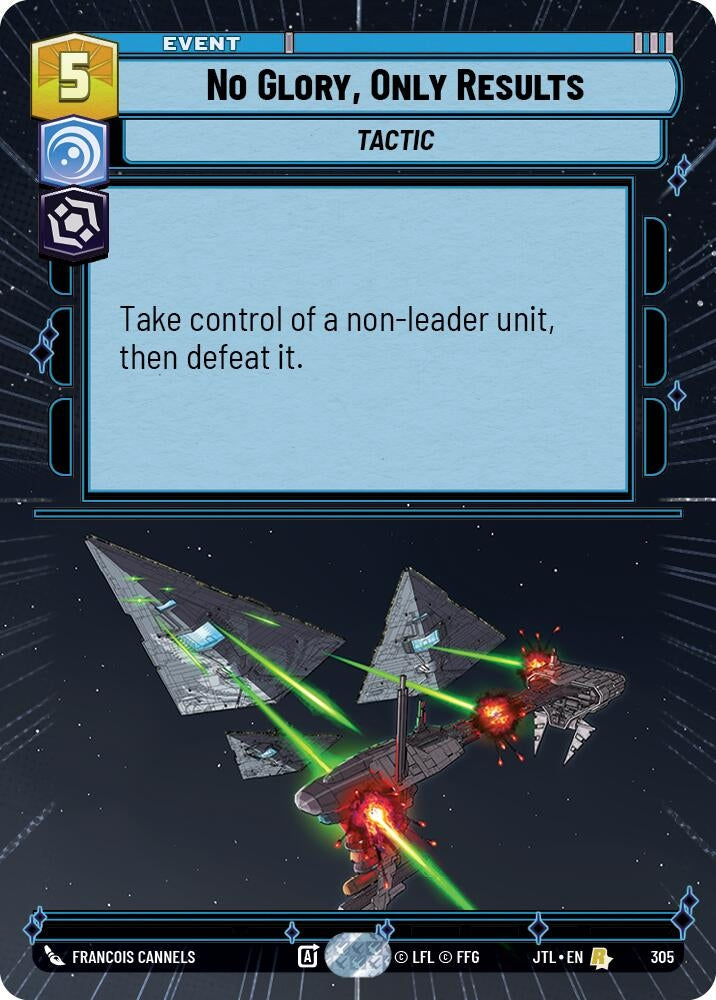 Image for No Glory, Only Results (Hyperspace) (305) [Jump to Lightspeed] - Star Wars: Unlimited
