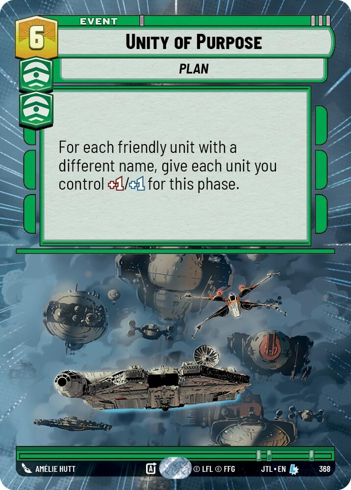 Image for Unity of Purpose (Hyperspace) (368) [Jump to Lightspeed] - Star Wars: Unlimited