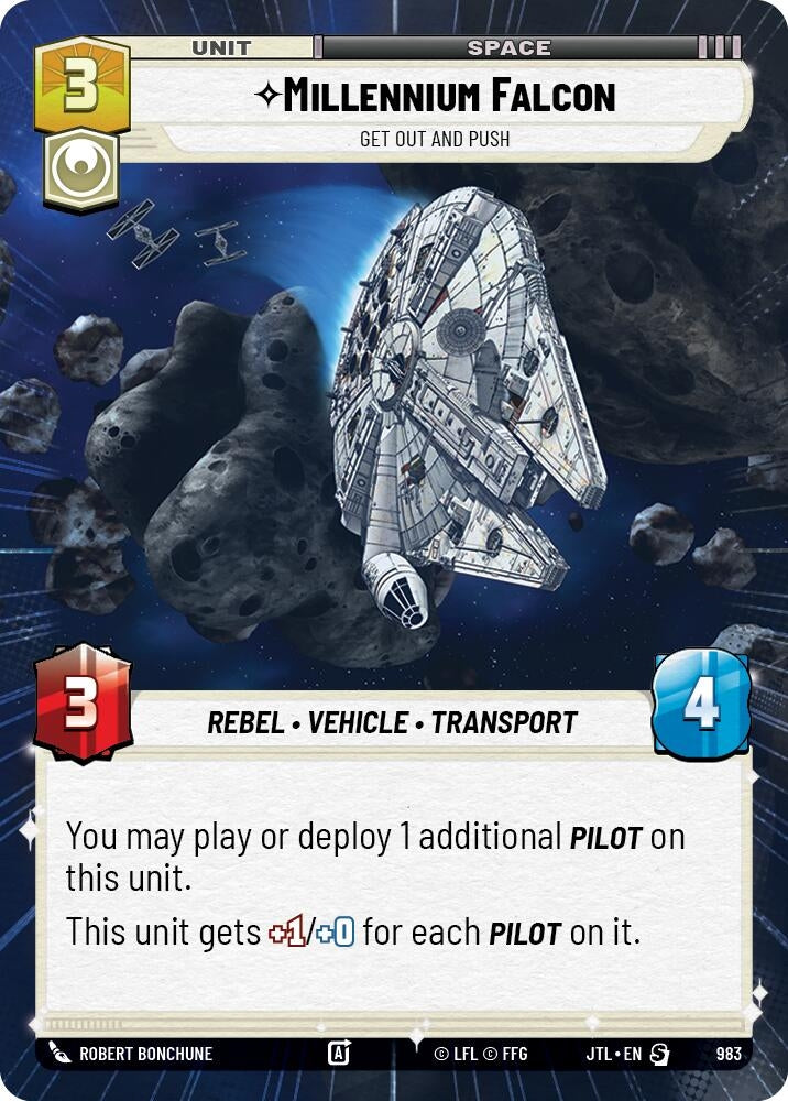 Image for Millennium Falcon (983) [Jump to Lightspeed] - Star Wars: Unlimited