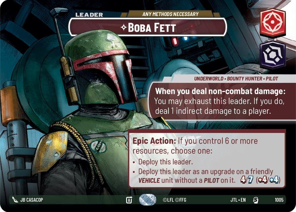 Image for Boba Fett (1005) [Jump to Lightspeed] - Star Wars: Unlimited
