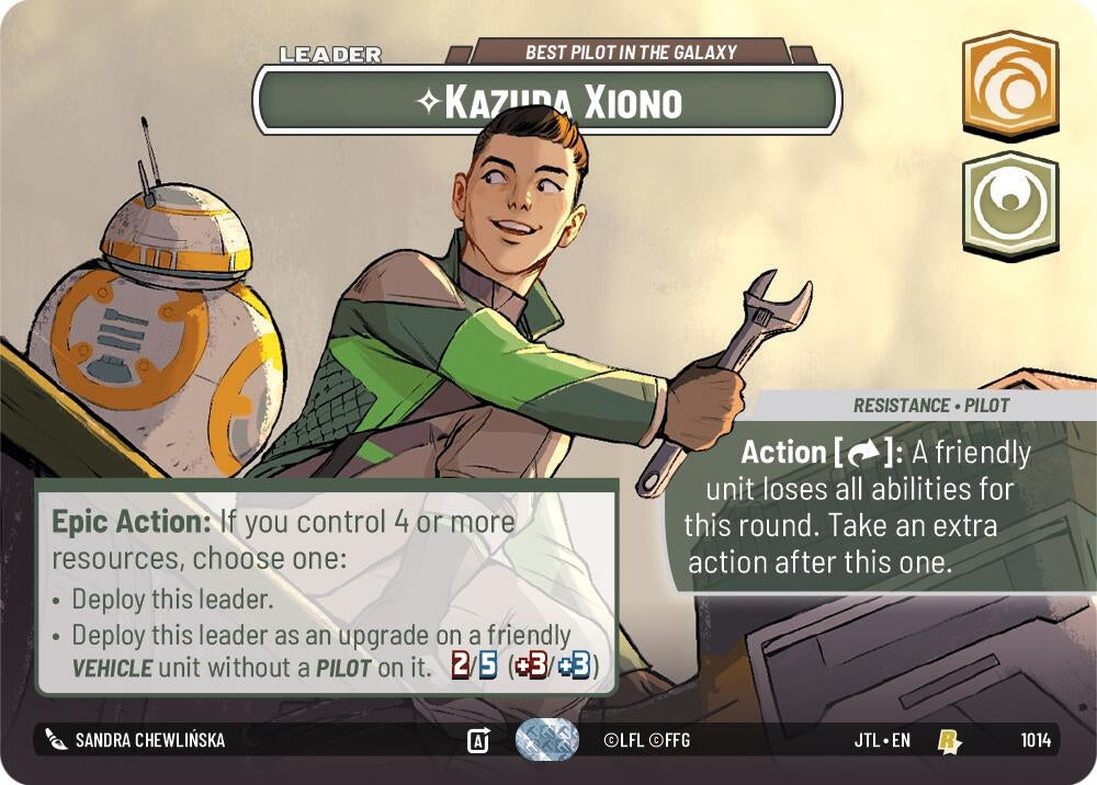Image for Kazuda Xiono (1014) [Jump to Lightspeed] - Star Wars: Unlimited
