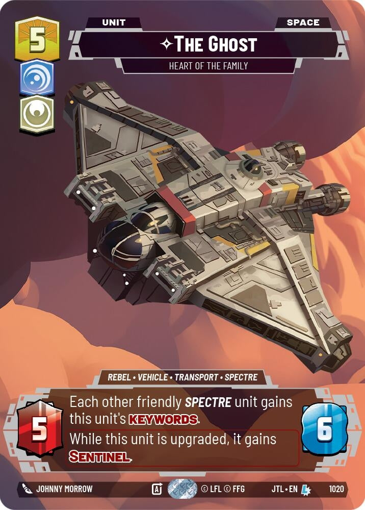 Image for The Ghost (1020) [Jump to Lightspeed] - Star Wars: Unlimited
