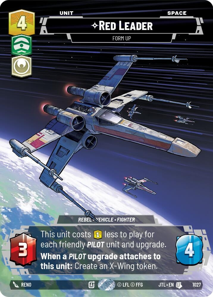 Image for Red Leader (1027) [Jump to Lightspeed] - Star Wars: Unlimited