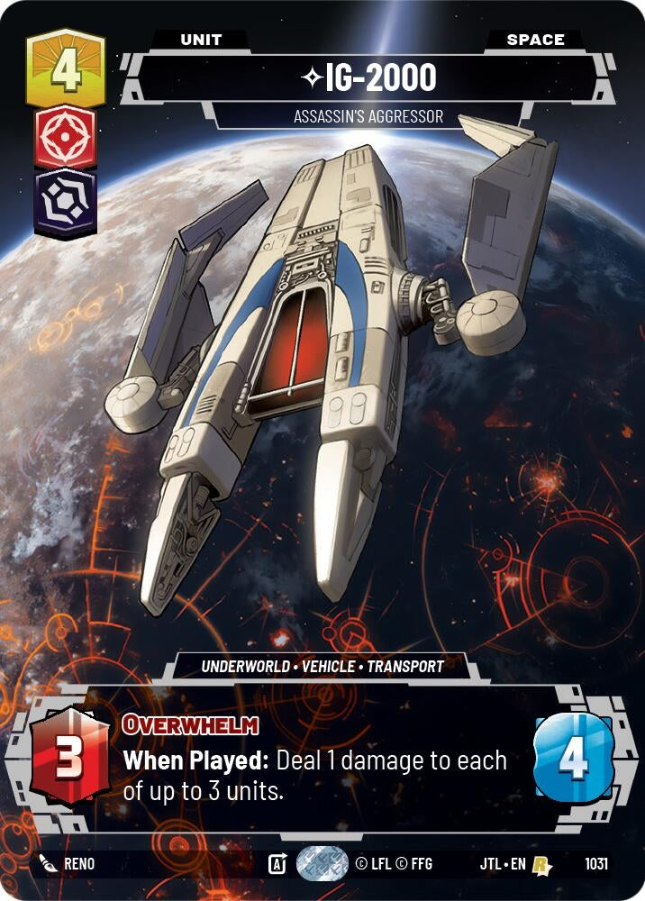 Image for IG-2000 (1031) [Jump to Lightspeed] - Star Wars: Unlimited