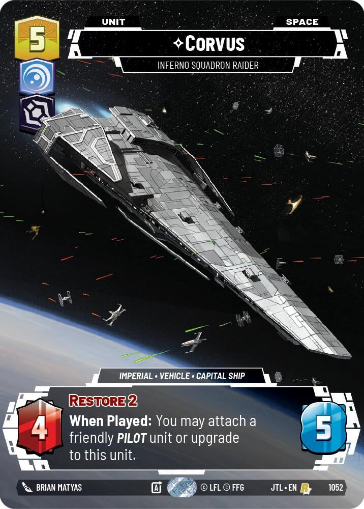Image for Corvus (1052) [Jump to Lightspeed] - Star Wars: Unlimited