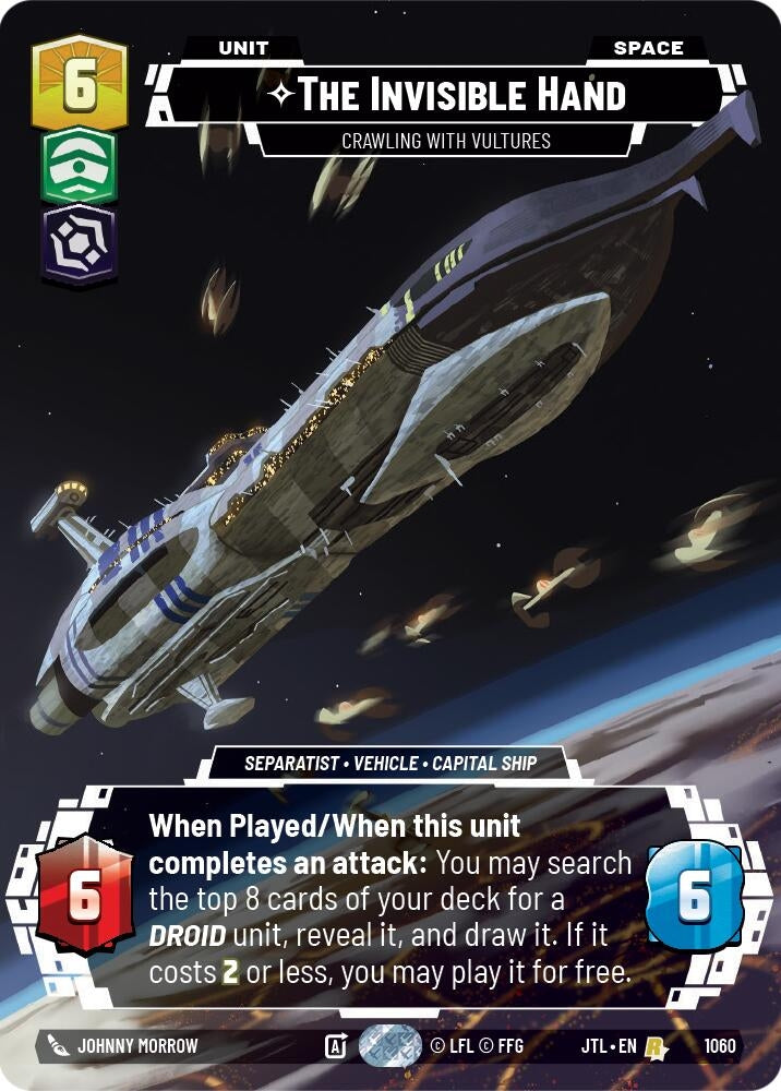 Image for The Invisible Hand (1060) [Jump to Lightspeed] - Star Wars: Unlimited