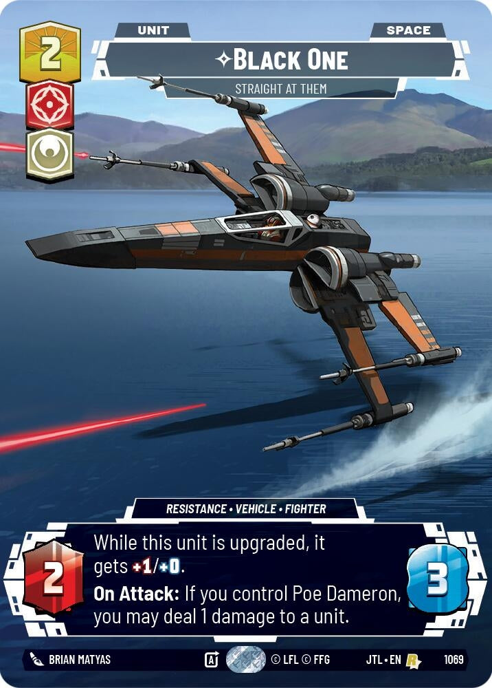 Image for Black One (1069) [Jump to Lightspeed] - Star Wars: Unlimited
