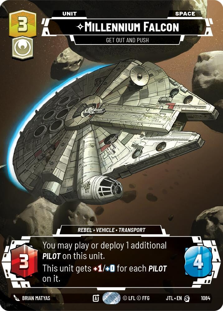 Image for Millennium Falcon (1084) [Jump to Lightspeed] - Star Wars: Unlimited