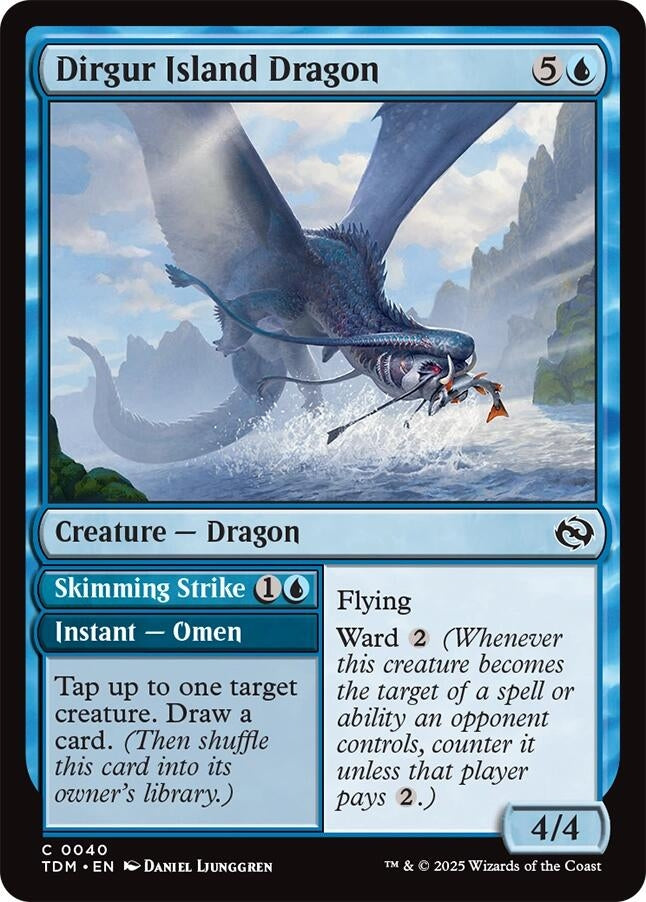 Image for Dirgur Island Dragon (40) (TDM) - Magic: The Gathering