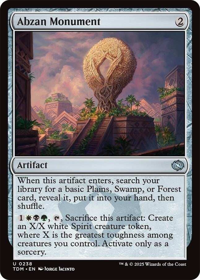 Image for Abzan Monument (238) (TDM) - Magic: The Gathering