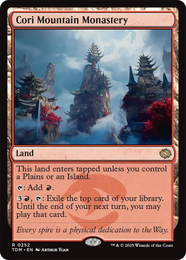 Image for Cori Mountain Monastery (252) (TDM) - Magic: The Gathering