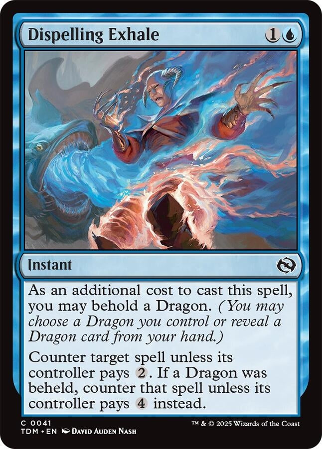 Image for Dispelling Exhale (41) (TDM) - Magic: The Gathering