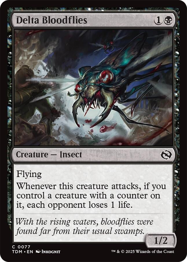 Image for Delta Bloodflies (77) (TDM) - Magic: The Gathering