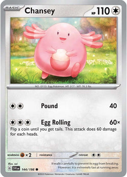 Collection of Chansey (144/198) [Scarlet & Violet: Base Set] in a gallery layout