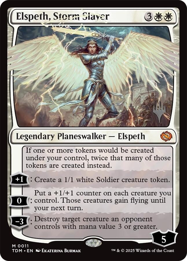 Elspeth, Storm Slayer (11) (Tarkir: Dragonstorm)