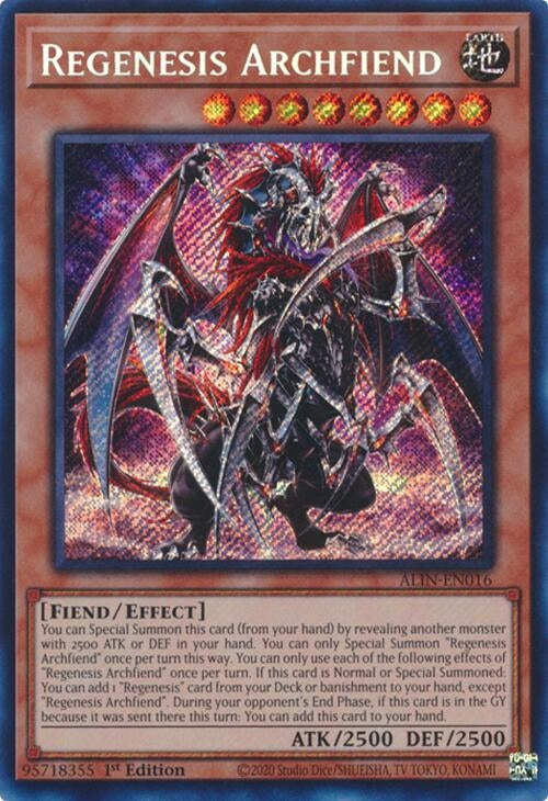 Regenesis Archfiend (ALIN-EN016) (ALIN)