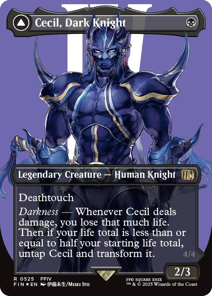 Cecil, Dark Knight (Borderless) (Surge Foil)