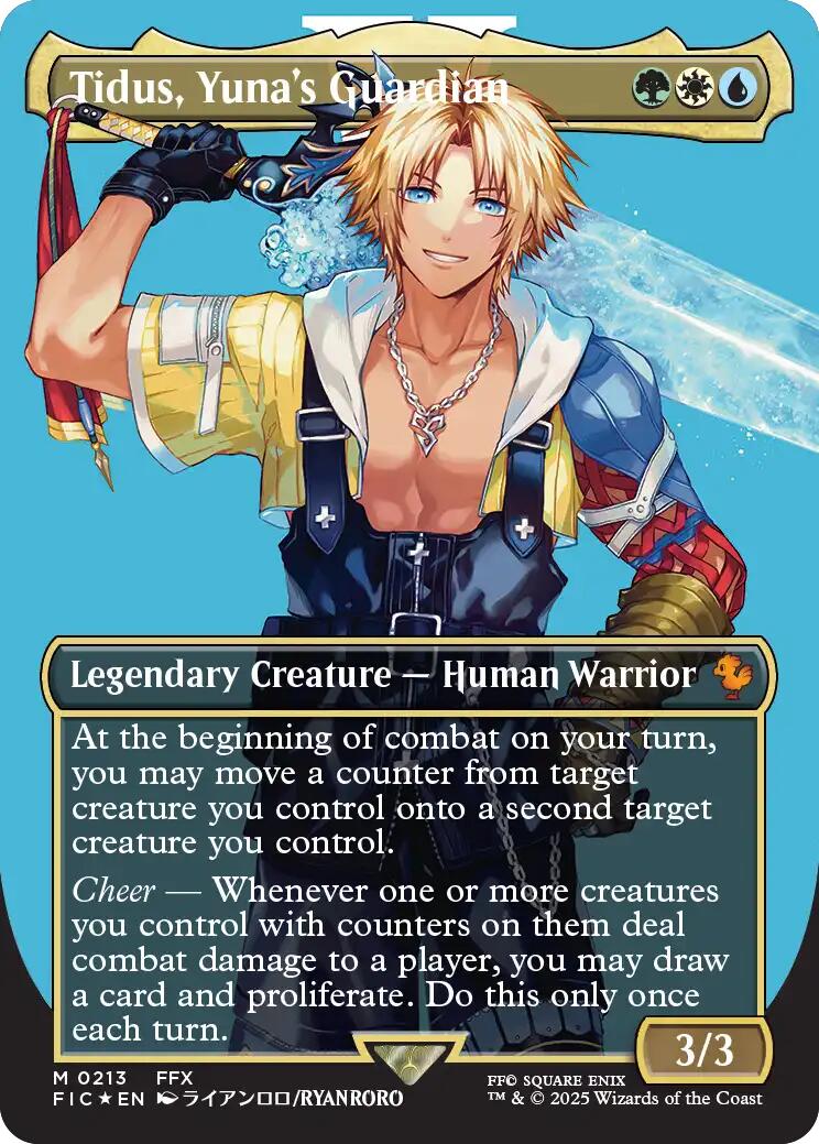 Tidus, Yuna's Guardian (Borderless) (Surge Foil)