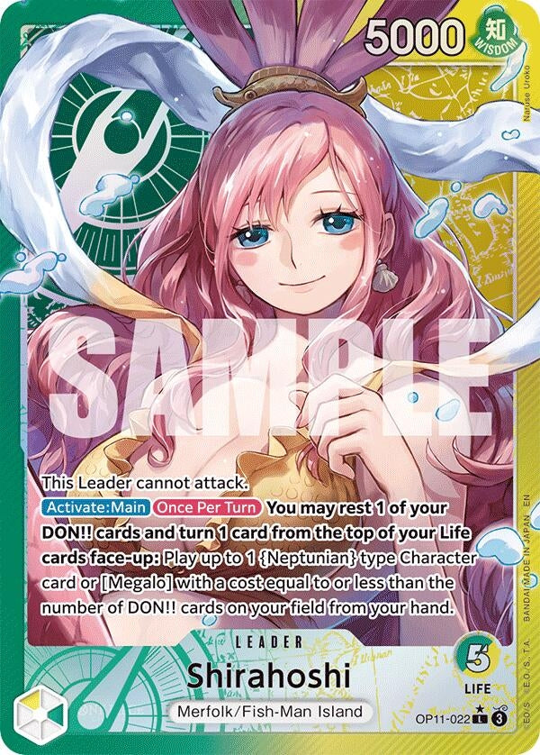 Shirahoshi (022) (Alternate Art) (OP11-022) (OP11)