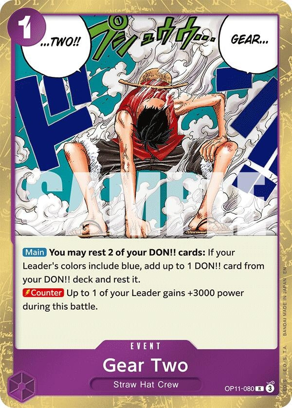 Image for Gear Two (OP11-080) (OP11) - One Piece Card Game