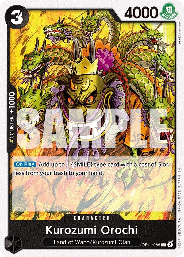 Image for Kurozumi Orochi (OP11-085) (OP11) - One Piece Card Game