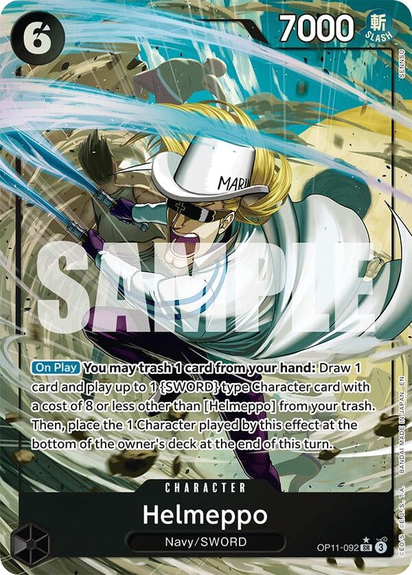 Image for Helmeppo (Alternate Art) (OP11-092) (OP11) - One Piece Card Game