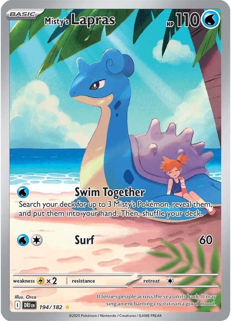 Misty's Lapras (194/182) [SV10: Destined Rivals]