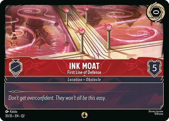 Image for Ink Moat - First Line of Defense (35/35) [Illumineer's Quest: Palace Heist] - Disney Lorcana