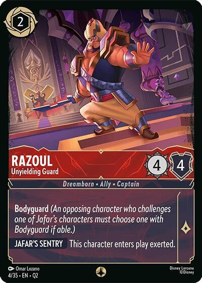 Image for Razoul - Unyielding Guard (4/35) [Illumineer's Quest: Palace Heist] - Disney Lorcana