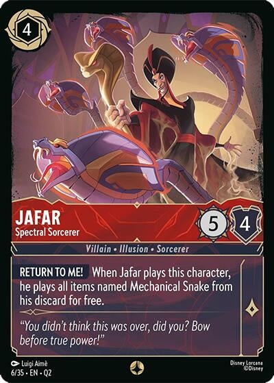 Image for Jafar - Spectral Sorcerer (6/35) [Illumineer's Quest: Palace Heist] - Disney Lorcana