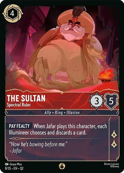Image for The Sultan - Spectral Ruler (8/35) [Illumineer's Quest: Palace Heist] - Disney Lorcana