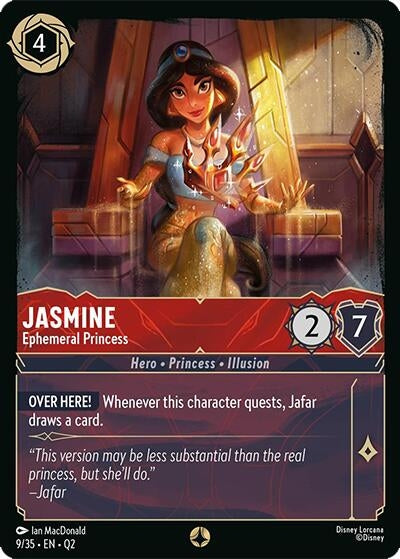 Image for Jasmine - Ephemeral Princess (9/35) [Illumineer's Quest: Palace Heist] - Disney Lorcana